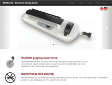 Tablet Screenshot of midigurdy.com